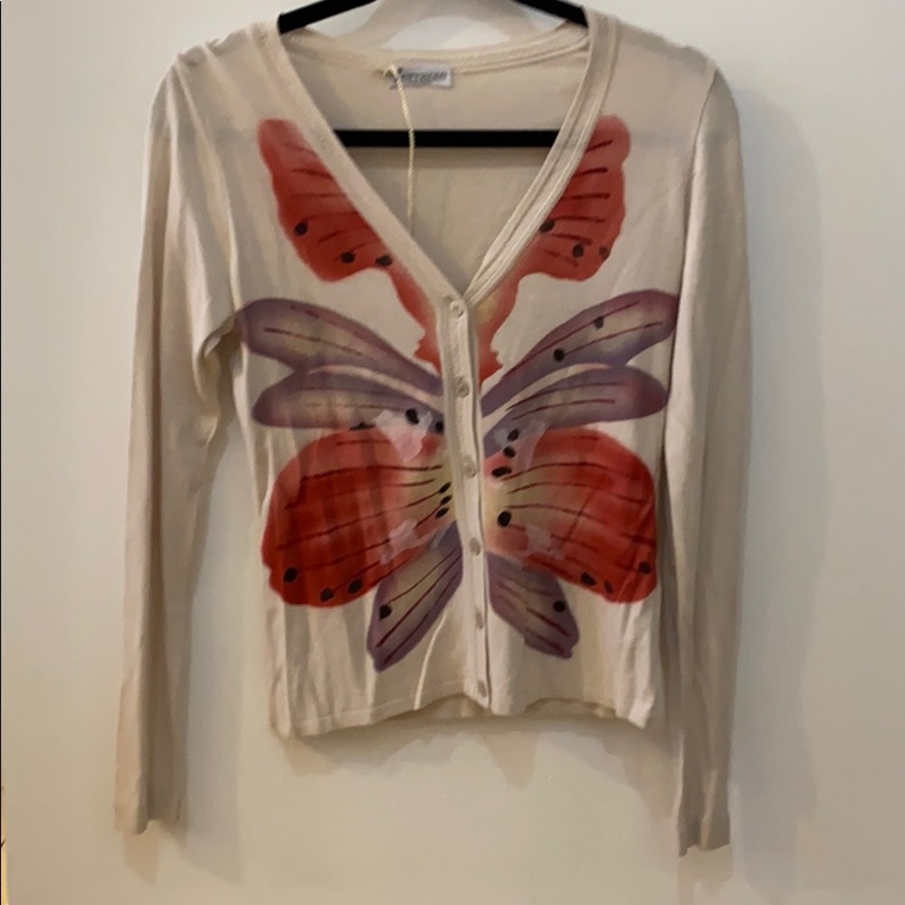 Ferrante Butterfly Cardigan Sz M